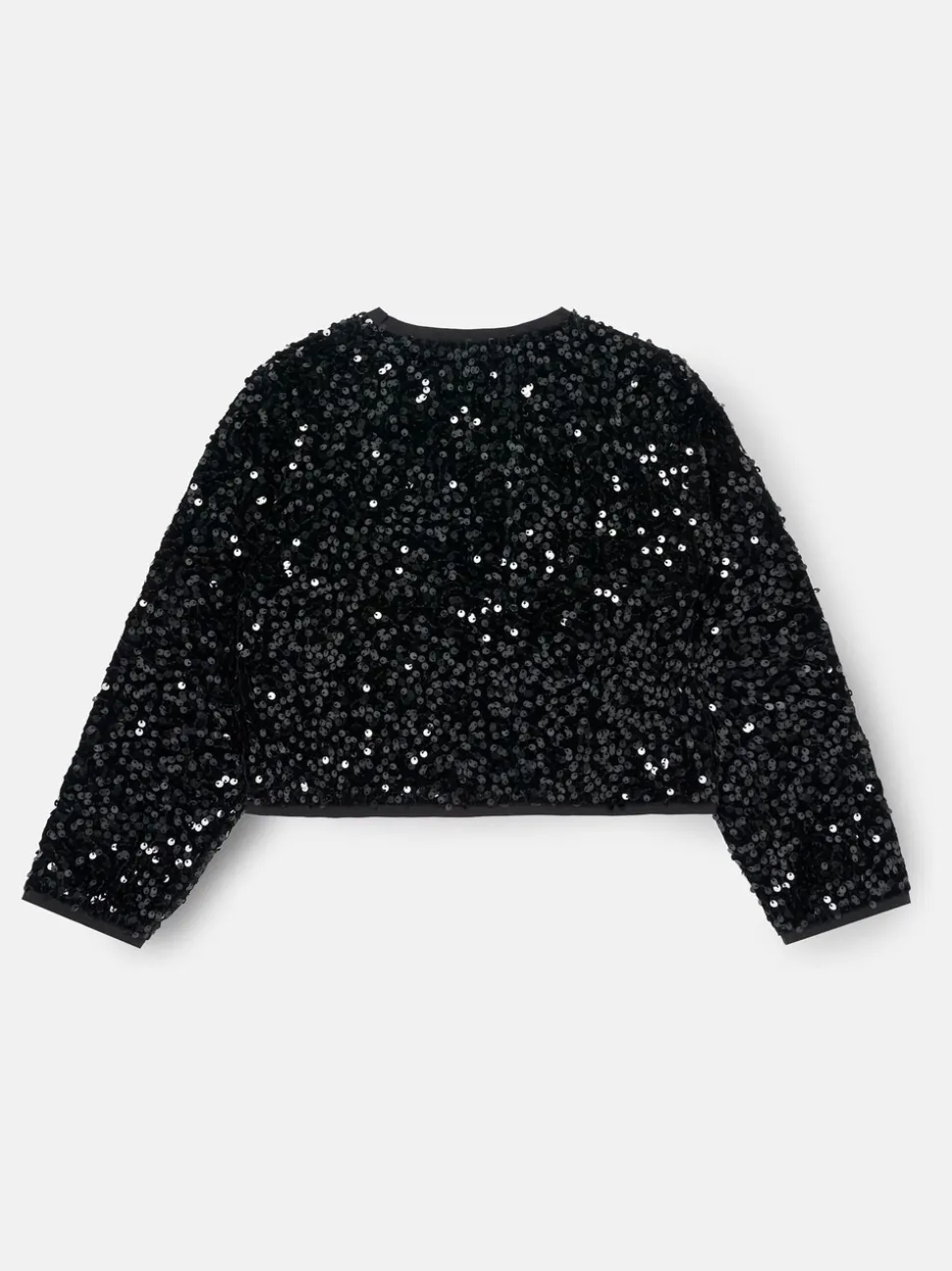 Angel & Rocket Black Maisie Velvet Sequin Jacket
