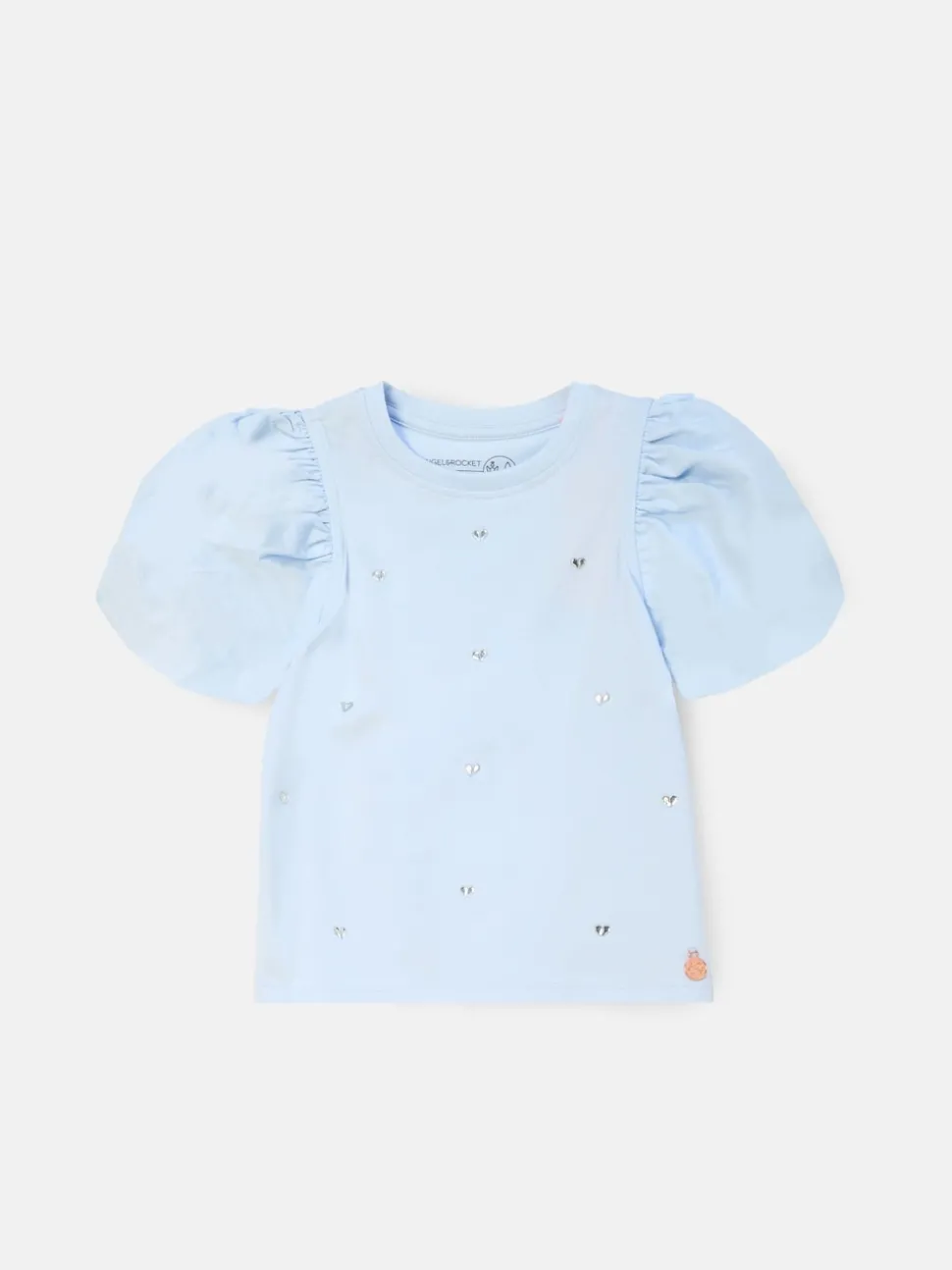 Angel & Rocket Blue Aofie Bow T-Shirt