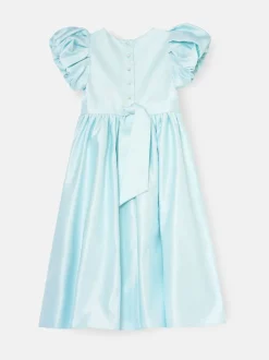 Angel & Rocket Blue Bluebell Structured Puff Sleeve Dress