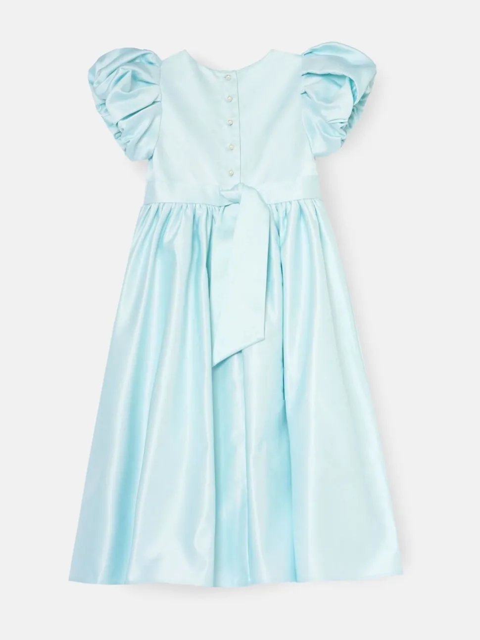 Angel & Rocket Blue Bluebell Structured Puff Sleeve Dress