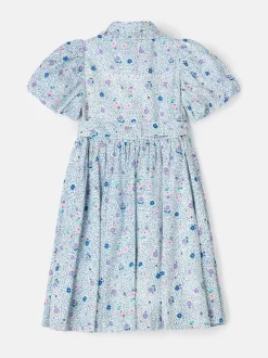 Angel & Rocket Blue Danni Printed 100% Cotton Shirt Dress