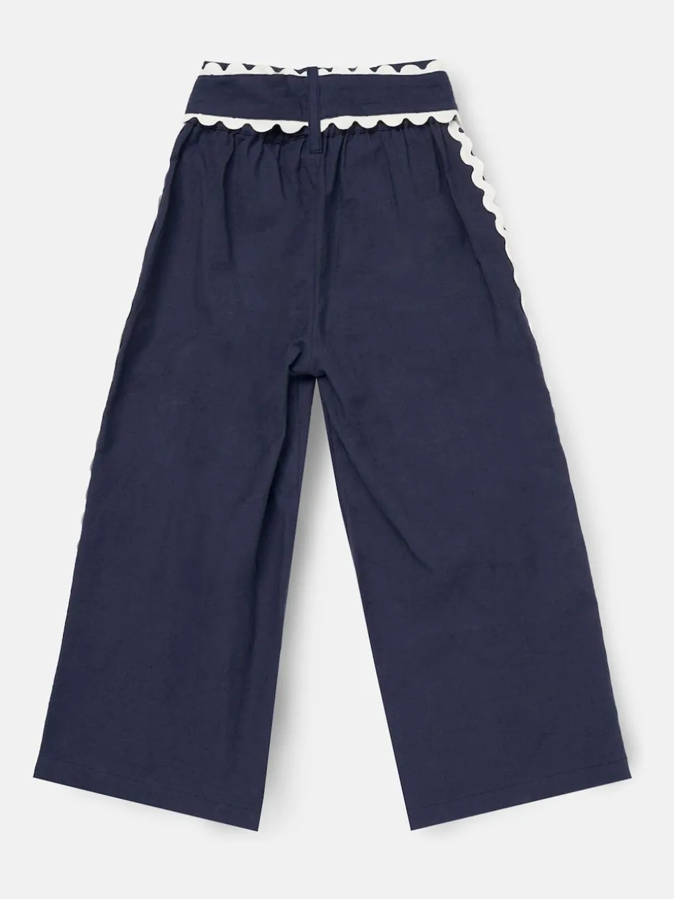 Angel & Rocket Blue Erica Linen Blend Trousers