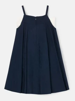 Angel & Rocket Blue Libby Navy Bow Front Dress