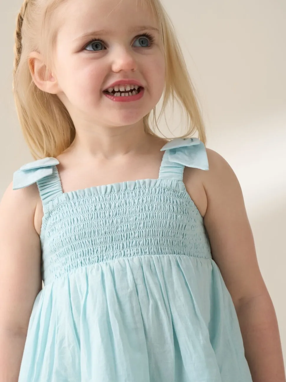 Angel & Rocket Blue Lina Embroidered 100% Cotton Top and Shorts Set