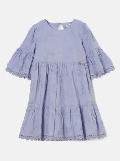 Angel & Rocket Blue Natalia Blue 3D Flower Dress