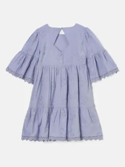 Angel & Rocket Blue Natalia Blue 3D Flower Dress