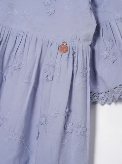 Angel & Rocket Blue Natalia Blue 3D Flower Dress