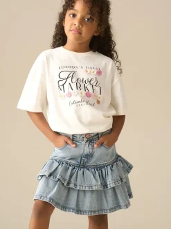 Angel & Rocket Blue Noemie Rara Denim Mini Skirt