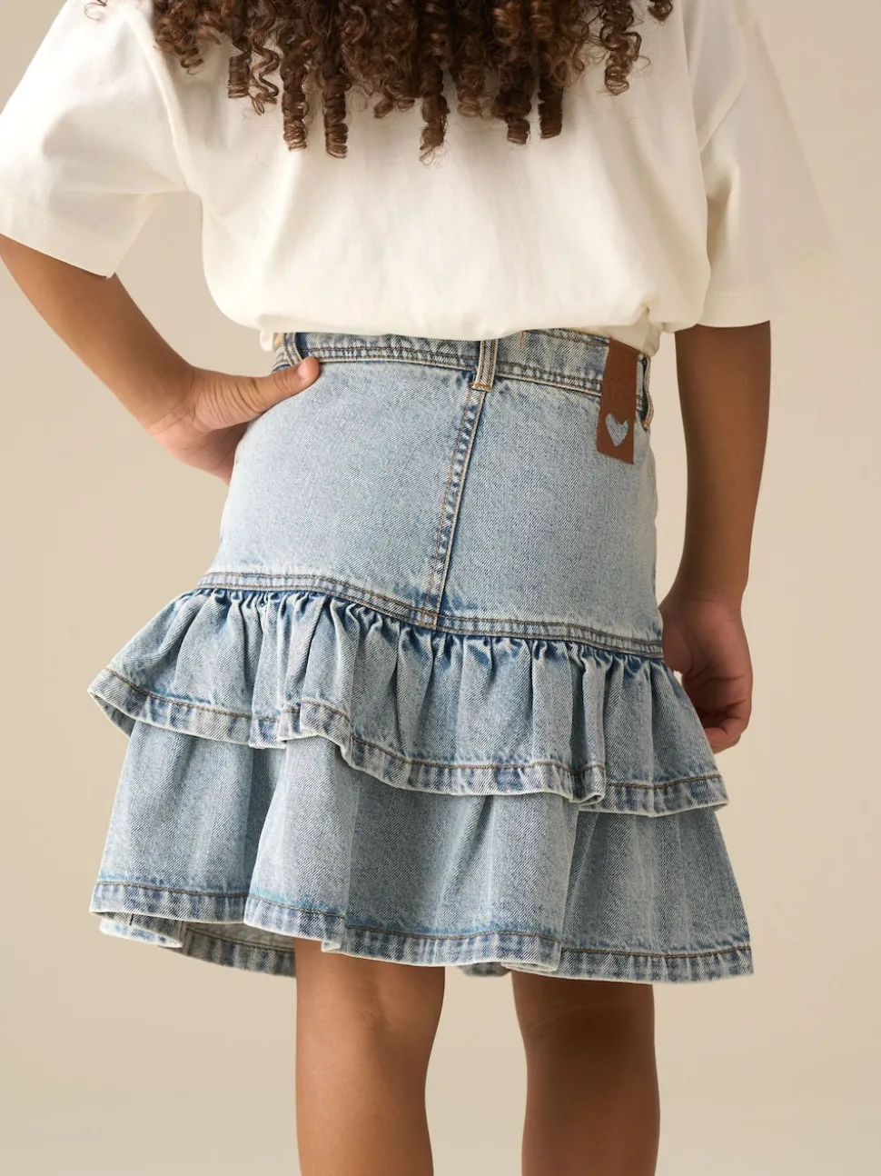 Angel & Rocket Blue Noemie Rara Denim Mini Skirt