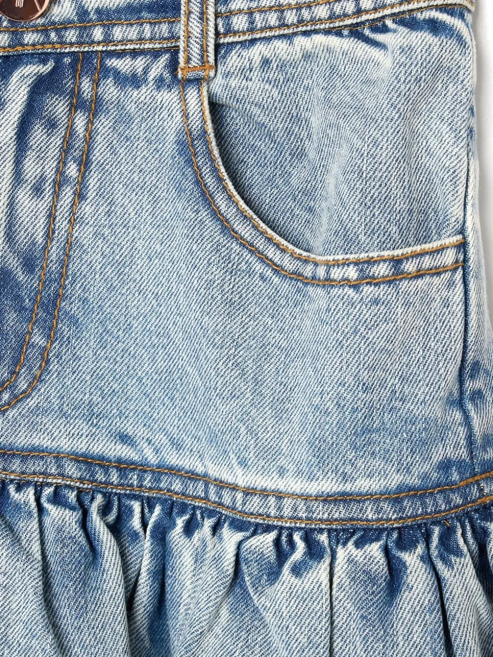 Angel & Rocket Blue Noemie Rara Denim Mini Skirt