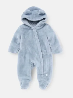 Angel & Rocket Blue Quinn Faux Fur Pramsuit