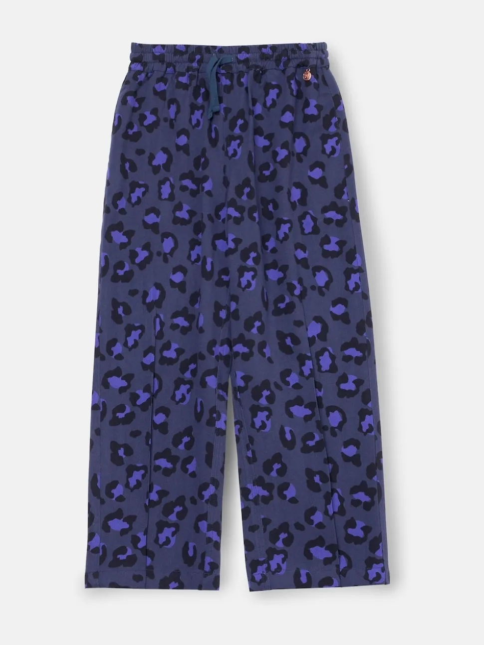Angel & Rocket Blue Robyn Leopard Print Trousers