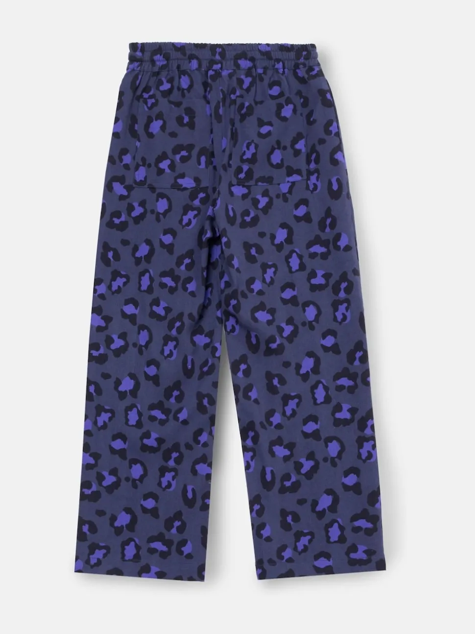 Angel & Rocket Blue Robyn Leopard Print Trousers