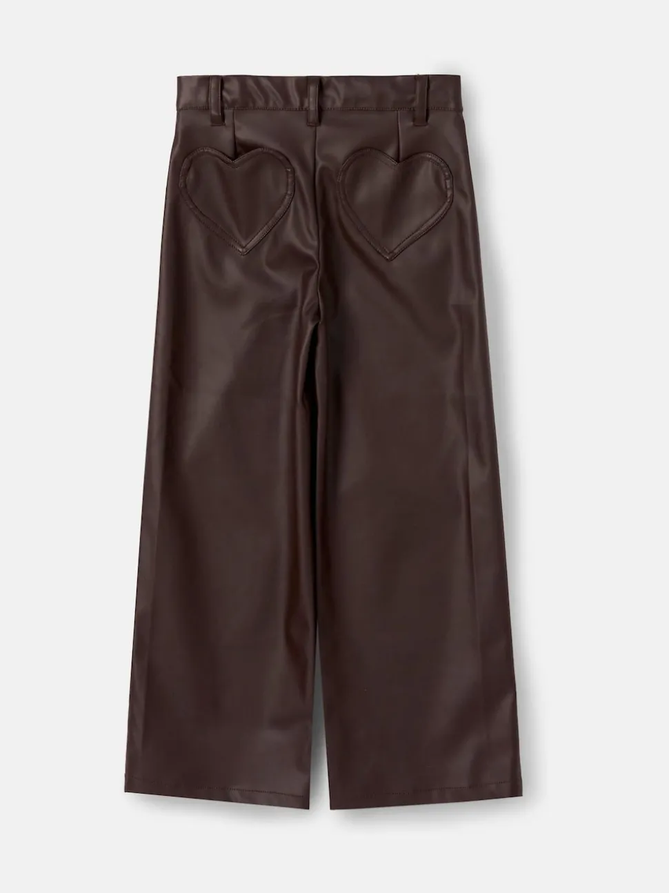 Angel & Rocket Brown Alana Faux Leather Trousers