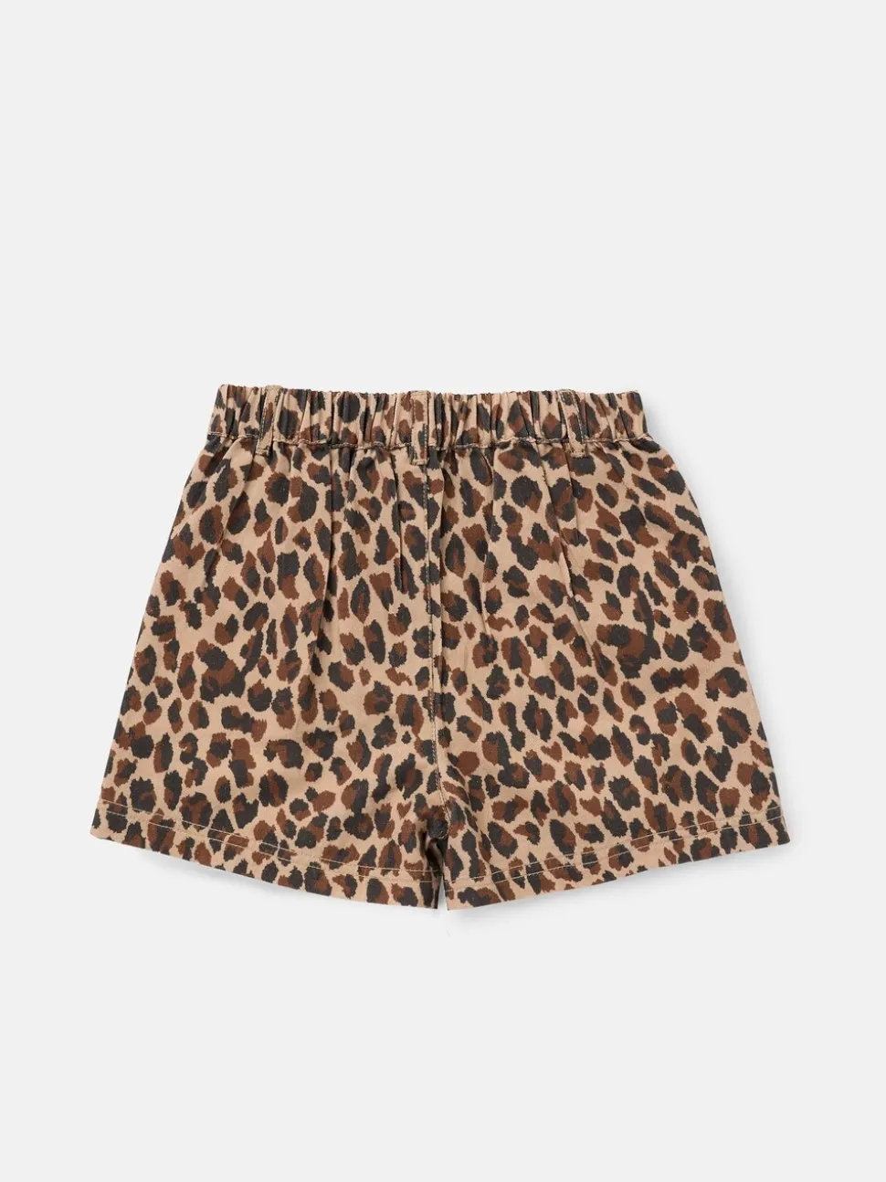 Angel & Rocket Brown Rochelle Leopard Print 100% Cotton Shorts