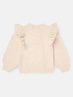 Angel & Rocket Cream Camila Diamonte Ruffle Jumper