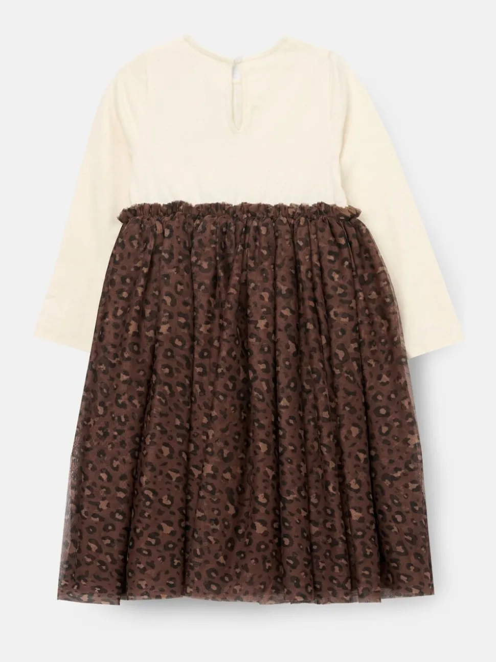 Angel & Rocket Cream Carrie Corsage Mesh Dress