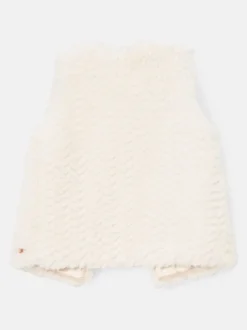 Angel & Rocket Cream Cici Faux Fur Gilet
