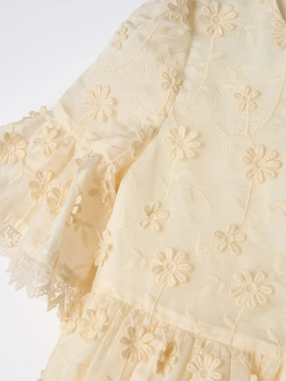 Angel & Rocket Cream Delphine Embellished Swing Dress