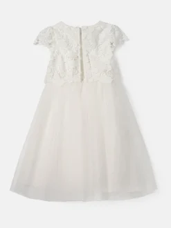 Angel & Rocket Cream Esme Lace Bodice Dress