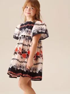 Angel & Rocket Cream Reyna Ivory Embroidered Swing Dress