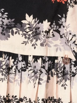 Angel & Rocket Cream Reyna Ivory Embroidered Swing Dress