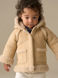 Angel & Rocket Cream River Shearling Jacket