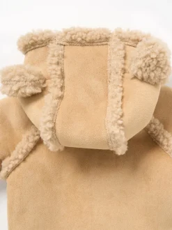 Angel & Rocket Cream River Shearling Jacket