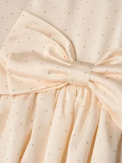 Angel & Rocket Cream Sophie Diamonte Bow Dress
