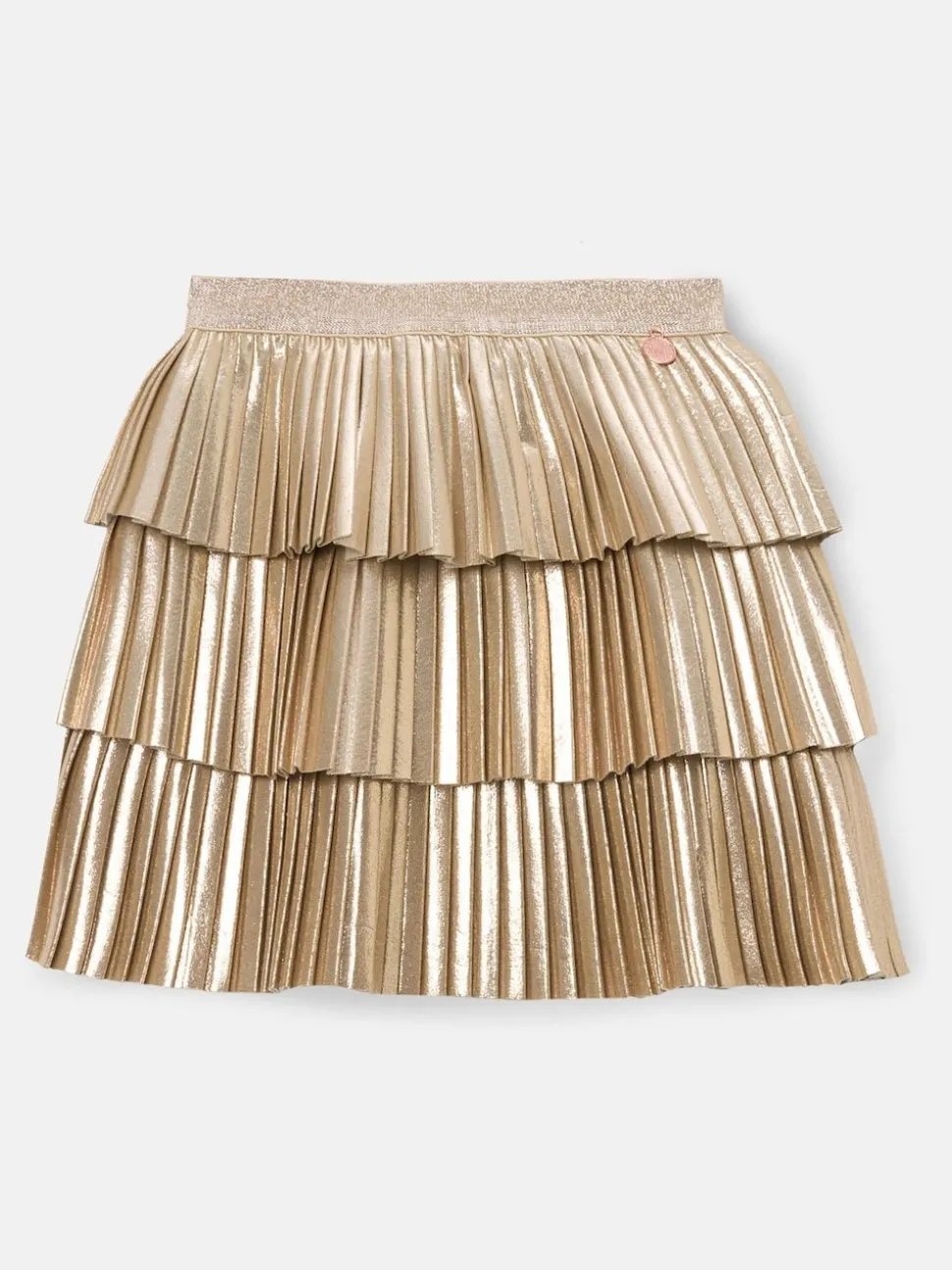 Angel & Rocket Gold Lucile Metallic Tiered Rara Skirt