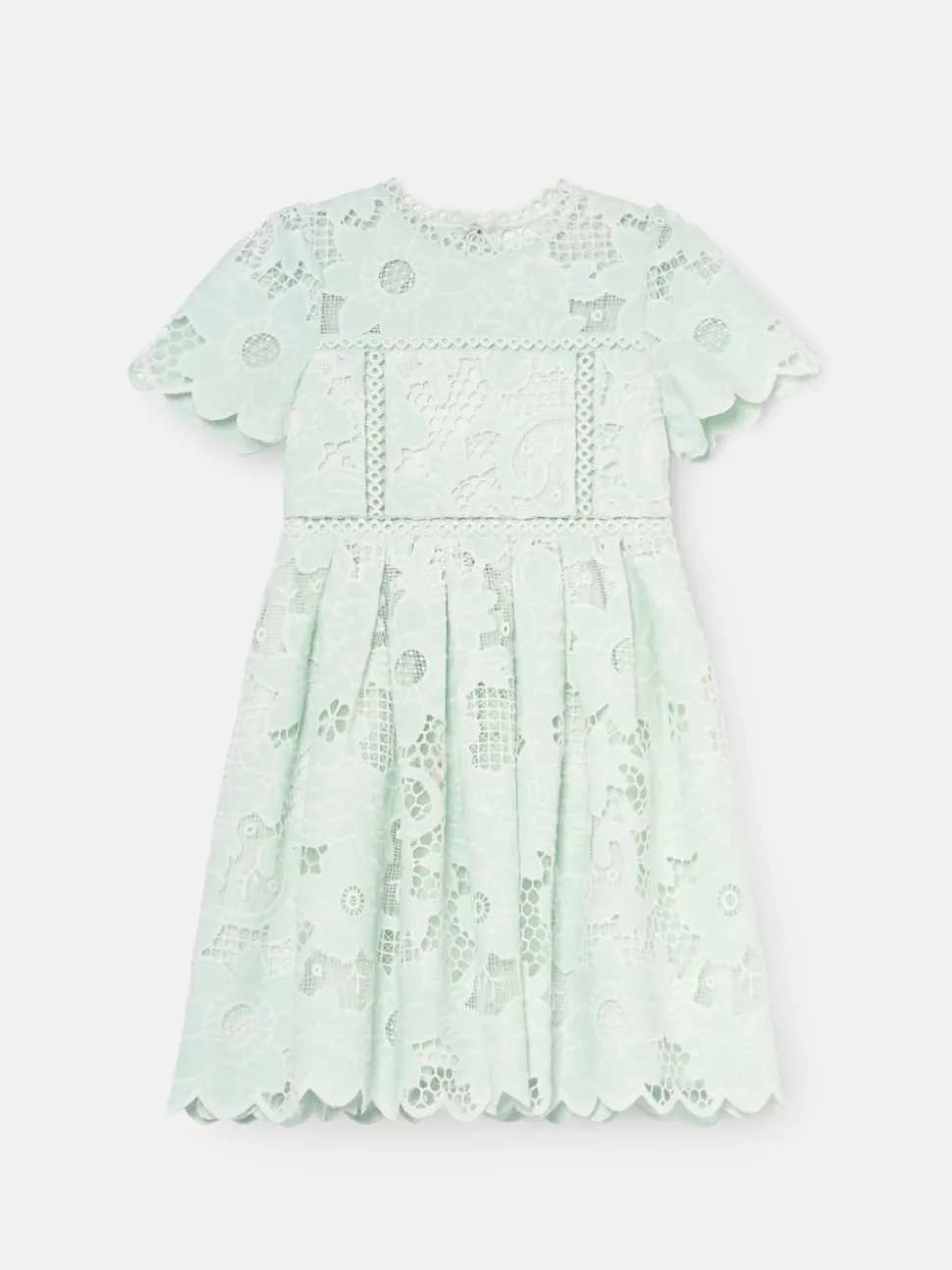 Angel & Rocket Green Maeva Mint Lace Dress
