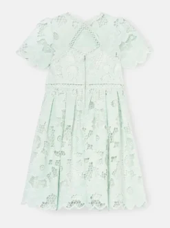 Angel & Rocket Green Maeva Mint Lace Dress