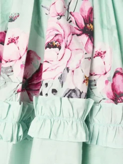 Angel & Rocket Green Nina Ruffle Hem Skirt