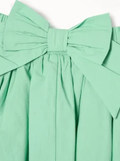 Angel & Rocket Green Roxie Bow Waist Skirt