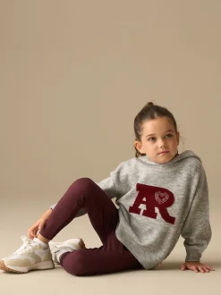 Angel & Rocket Grey Taylor Active Knitted Hooded Jumper
