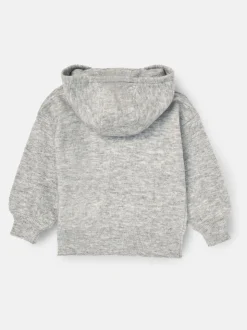 Angel & Rocket Grey Taylor Active Knitted Hooded Jumper