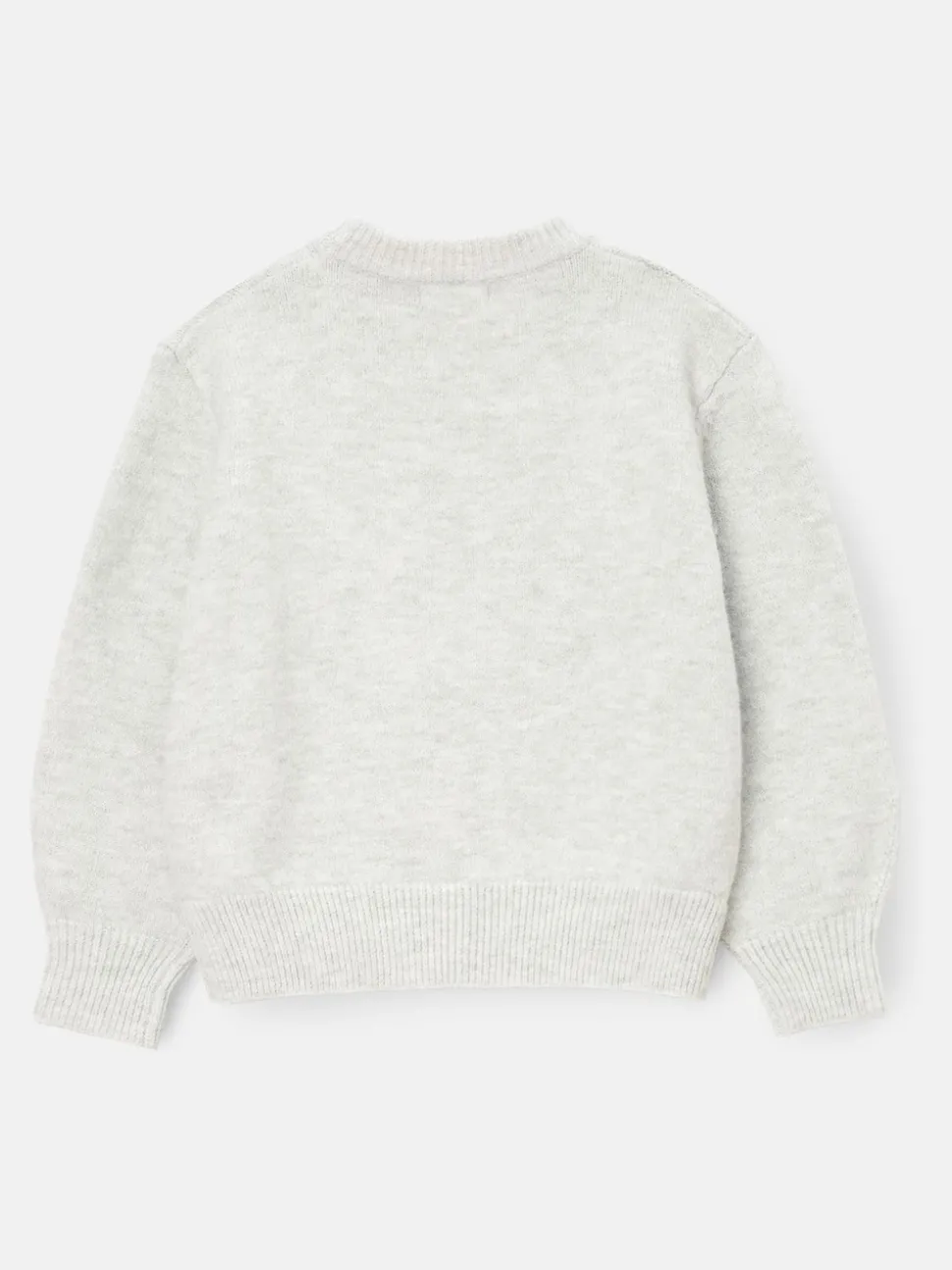 Angel & Rocket Grey Verity Smiley Face Jumper