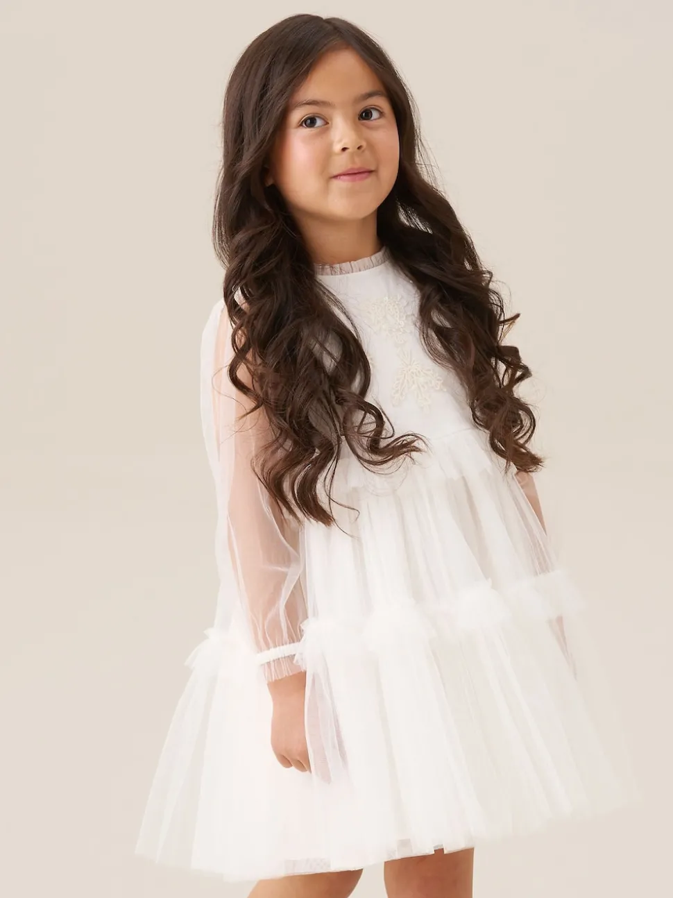 Angel & Rocket Natural Beau Embroidered Boho Dress