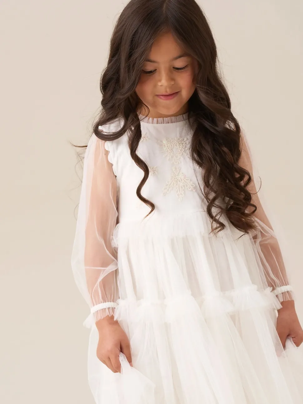 Angel & Rocket Natural Beau Embroidered Boho Dress