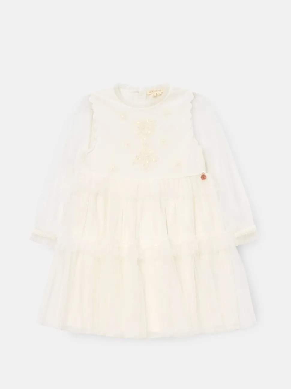 Angel & Rocket Natural Beau Embroidered Boho Dress