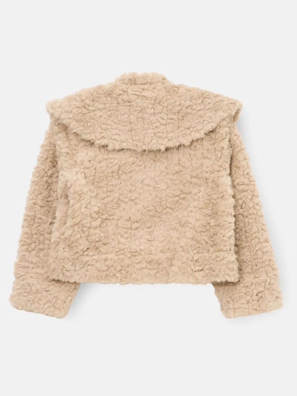 Angel & Rocket Natural Cecile Cape Collar Faux Fur Coat