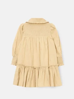 Angel & Rocket Natural Harper Shirred Denim Shirt Dress