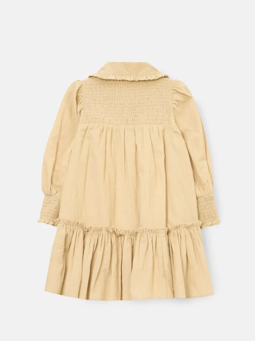 Angel & Rocket Natural Harper Shirred Denim Shirt Dress
