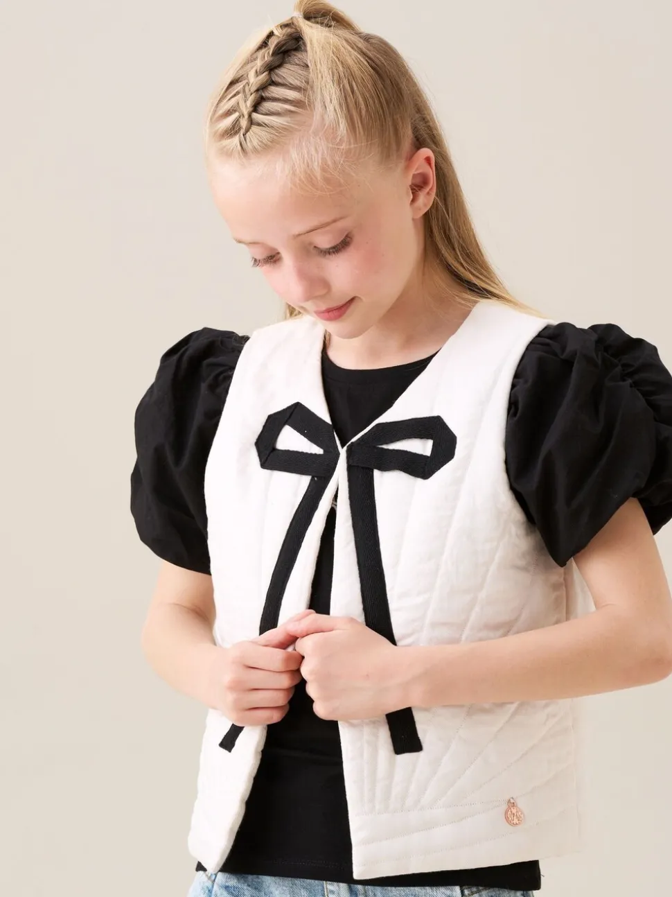 Angel & Rocket Natural Mari Sunray Quilted Gilet