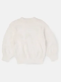 Angel & Rocket Natural Mia Velvet Bow Eyelash Jumper
