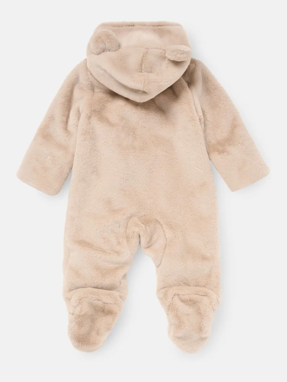 Angel & Rocket Natural Quinn Faux Fur Pramsuit