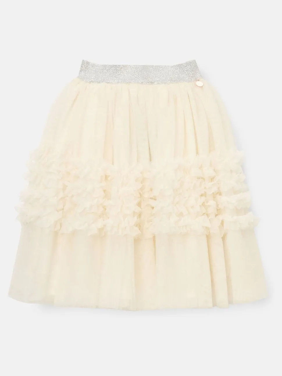 Angel & Rocket Natural Sallie Ruffle Mesh Skirt
