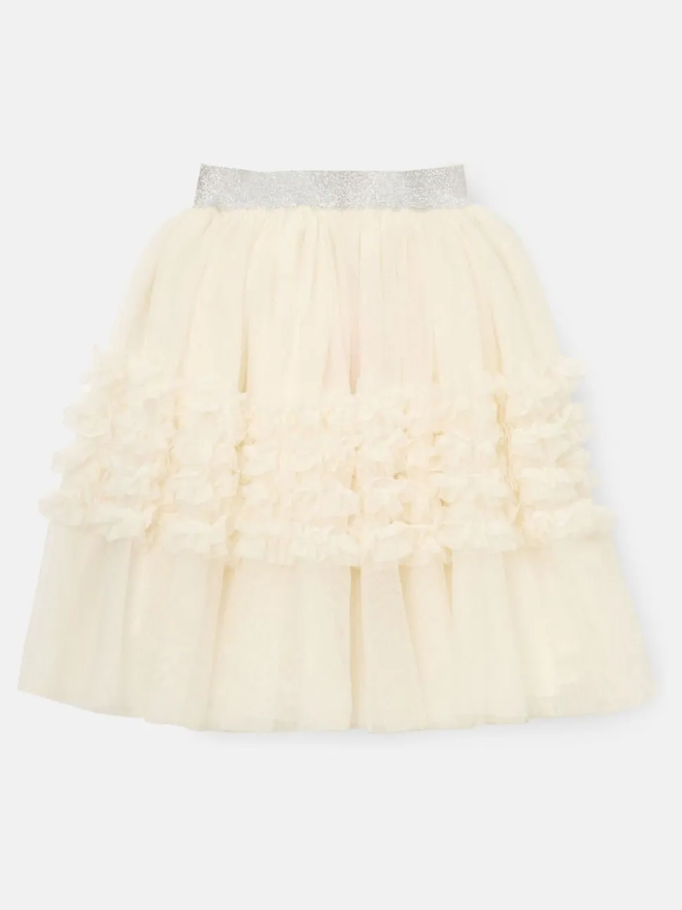 Angel & Rocket Natural Sallie Ruffle Mesh Skirt