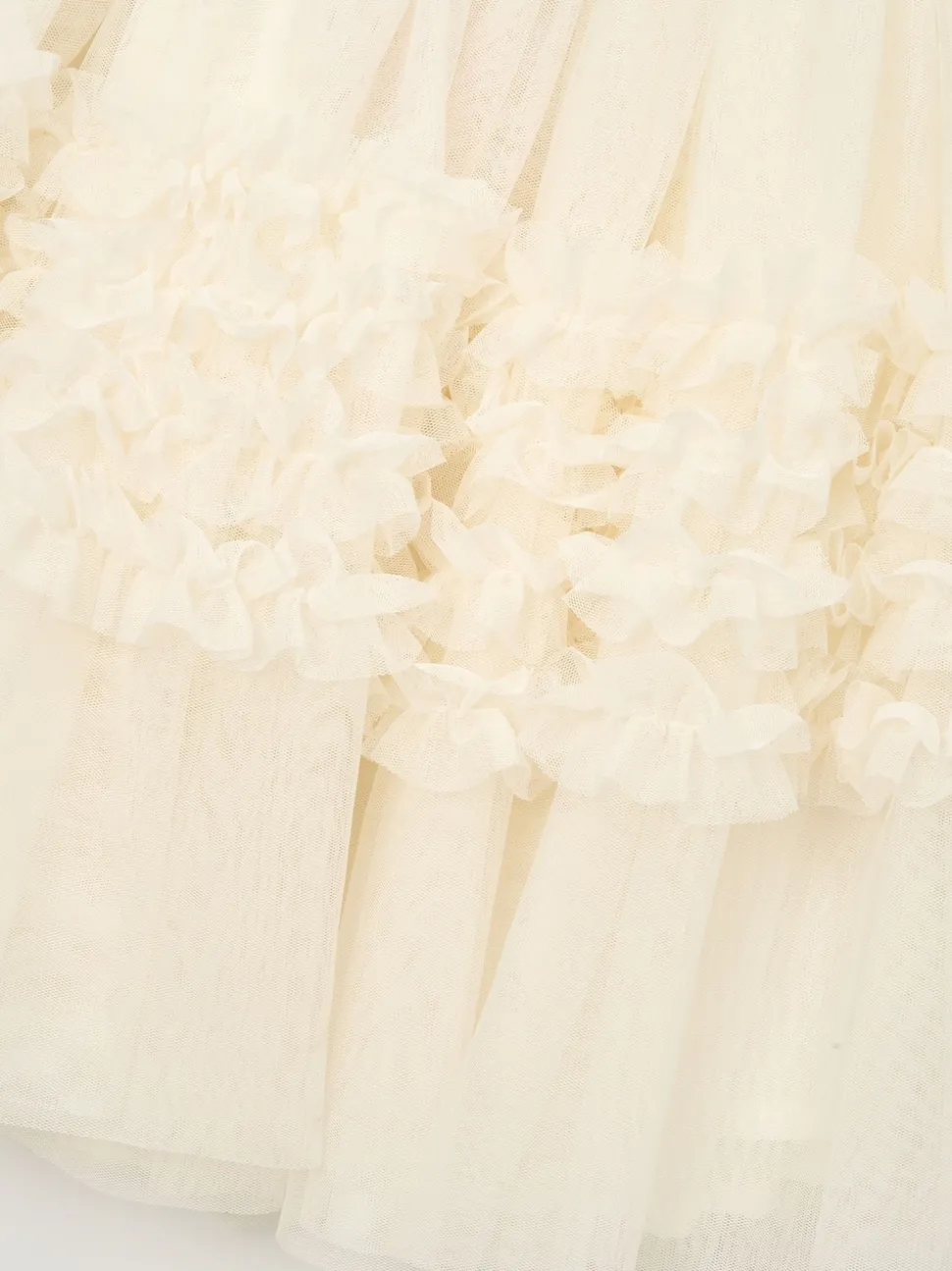 Angel & Rocket Natural Sallie Ruffle Mesh Skirt