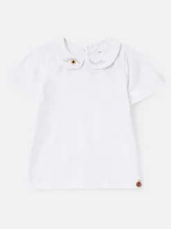 Angel & Rocket Off White Emily Peter Pan Collar Blouse
